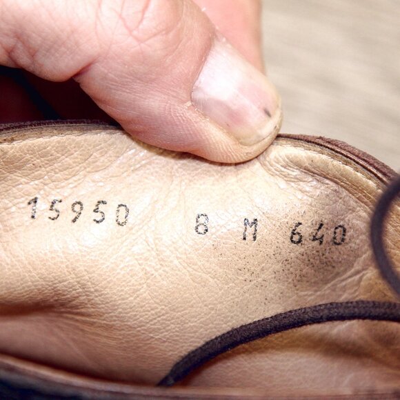 $995 GRAVATI Neiman Marcus 8 M Chukka PECCARY Brown 15950 * add $15 new Trees main image 5